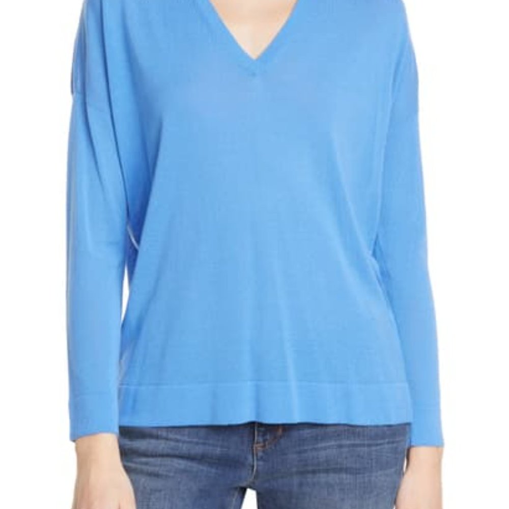 EILEEN FISHER Women's XL Horizon V-Neck TUNIC New!